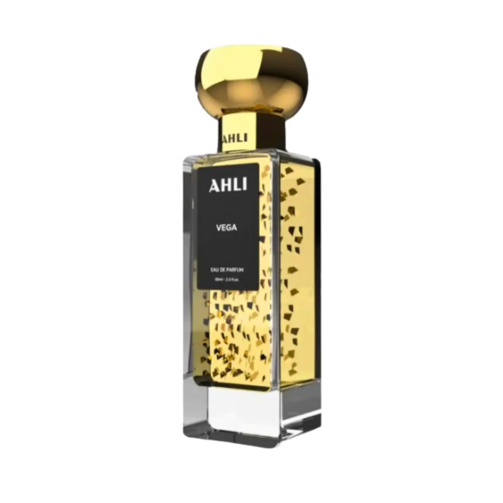 Perrfume Ahli Vega Gold Escarcha De Oro Original 60ml EDP Unisex Obsequio Atomizador