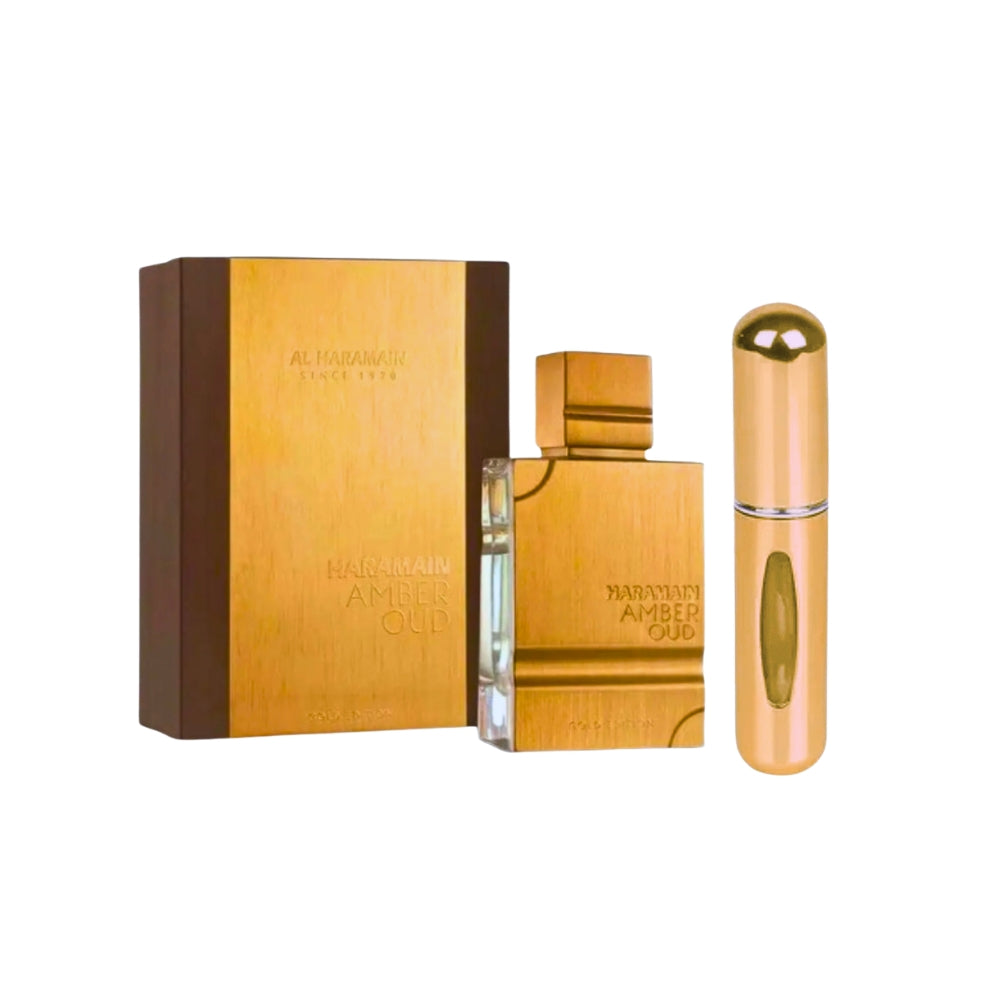 Perfume AlHaramain Amber Oud Gold Original  Edition Edp 60Ml Unisex Obsequio Atomizador