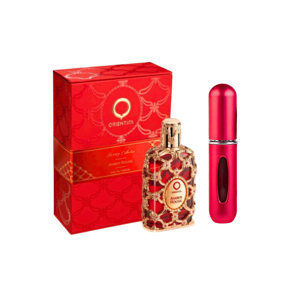 Orientica Amber Rouge Eau De Parfum Original  80 ML Unisex Obsequio Atomizador