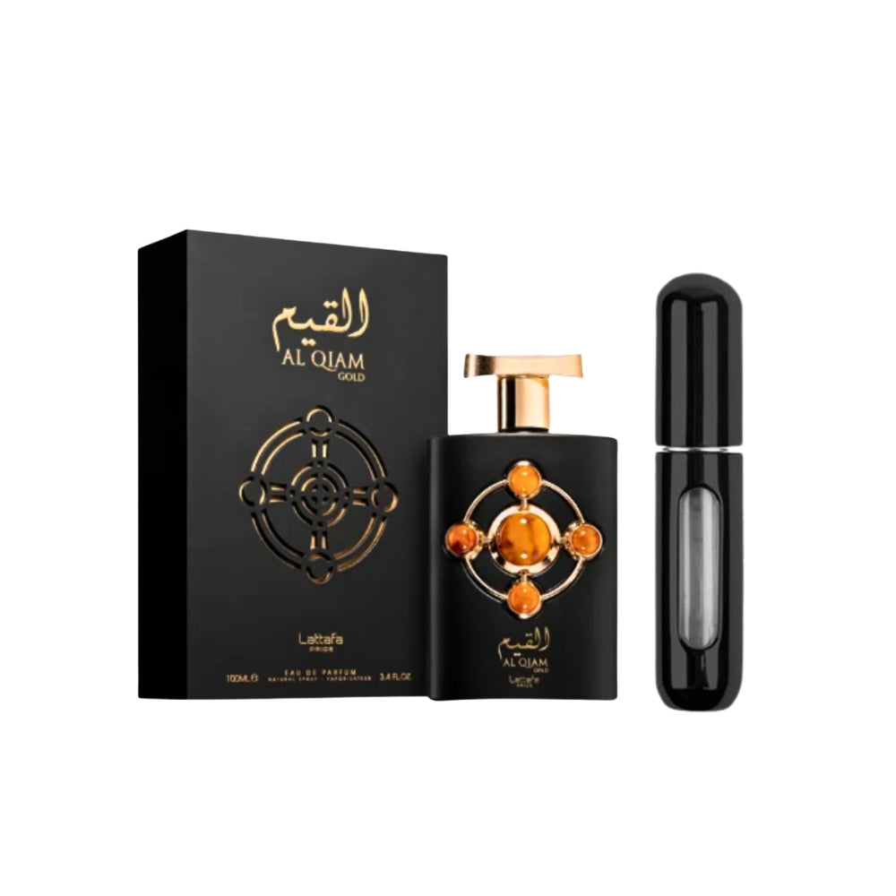Perfume Lattafa Al Qiam Gold EDP Original 100ml Para Hombres Obsequio Atomizador