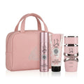 Kit Yara Lattafa 4 Piezas - Perfume, Body Lotion, Travel Spray y Bolso