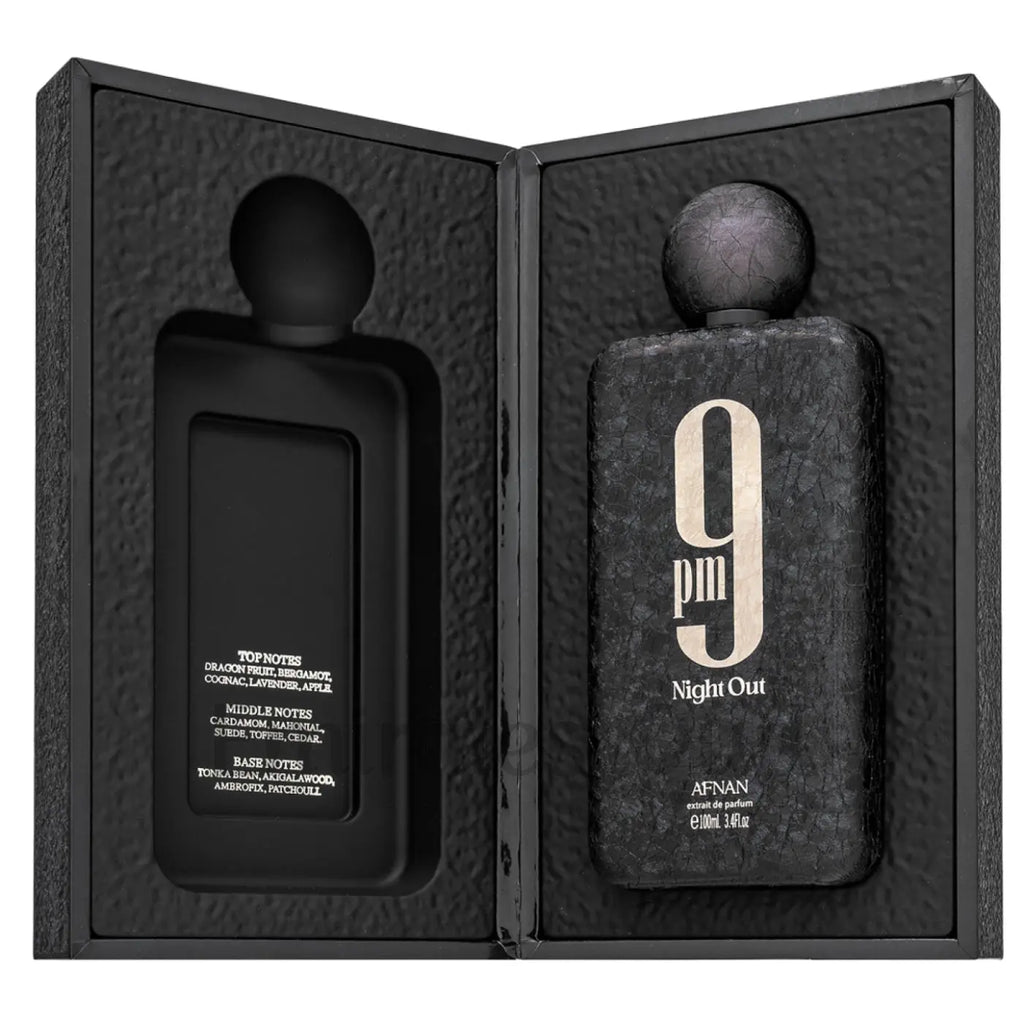 Perfume Árabe Afnan 9 Pm Night Out Extrait De Parfum 100 Ml