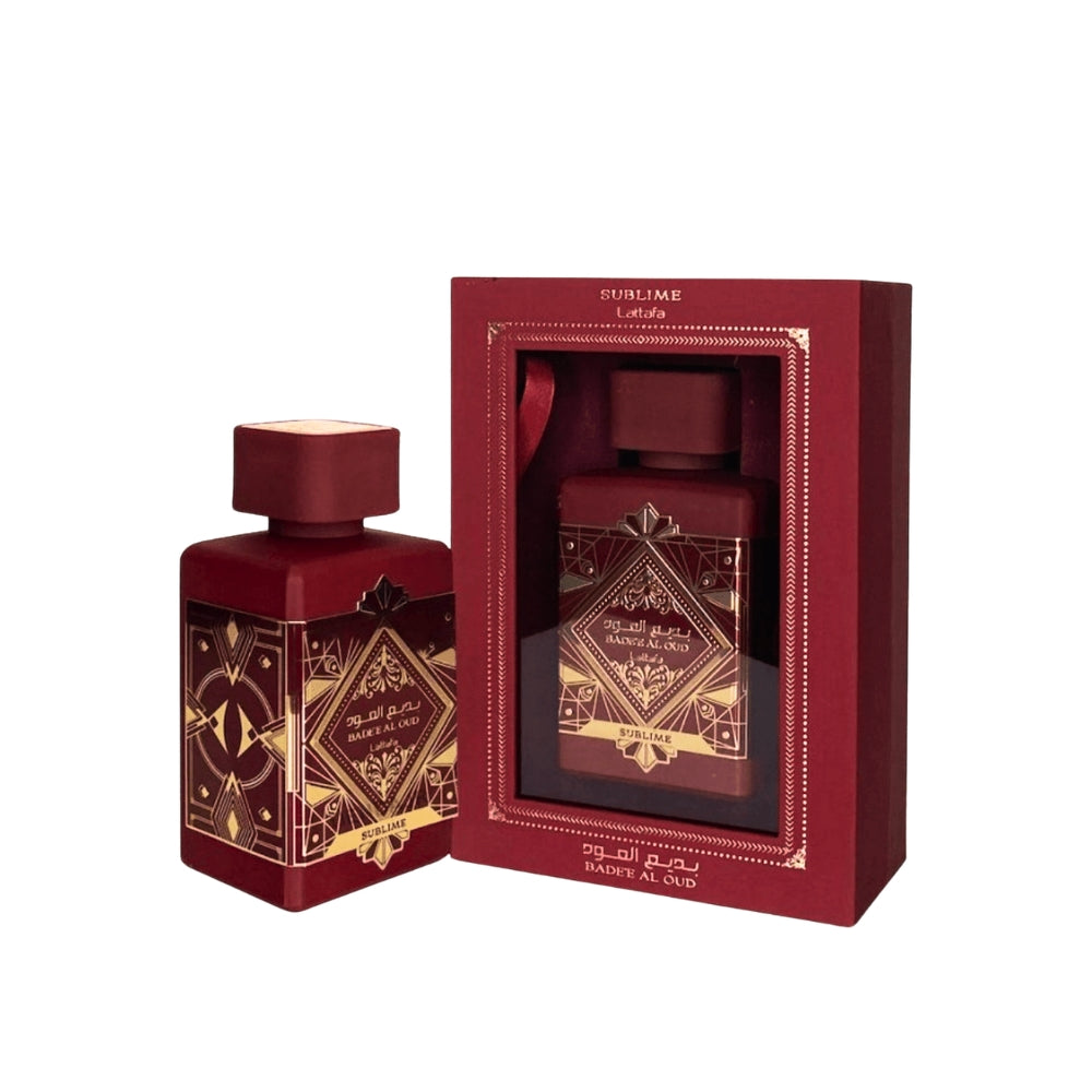Perfume Lataffa Badee Al Oud Sublime Original 100ml Unisex Obsequio Atomizador