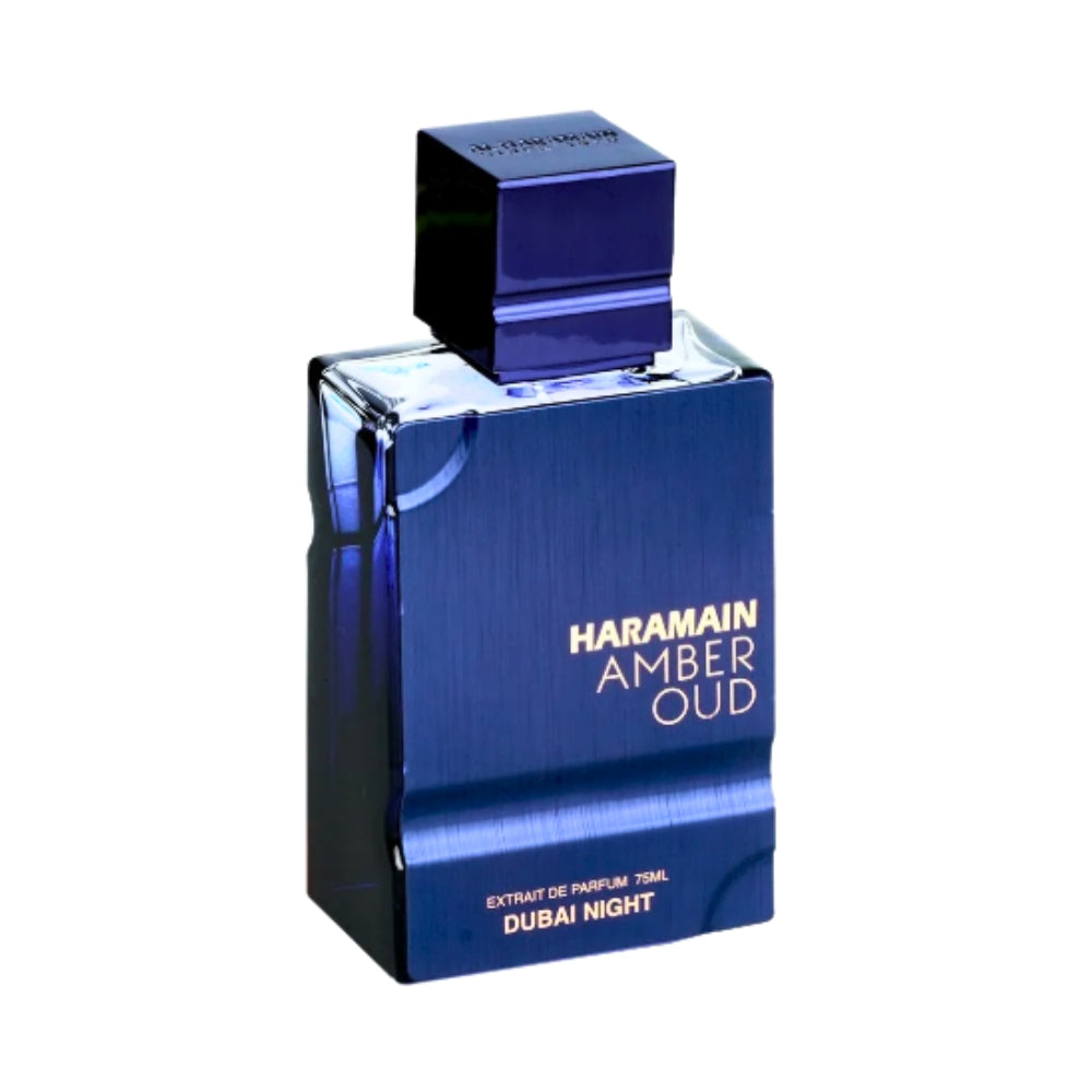 Perfume Amber Oud Dubai Night AlHaramain 75ML Original Para Hombres Obsequio Atomizador