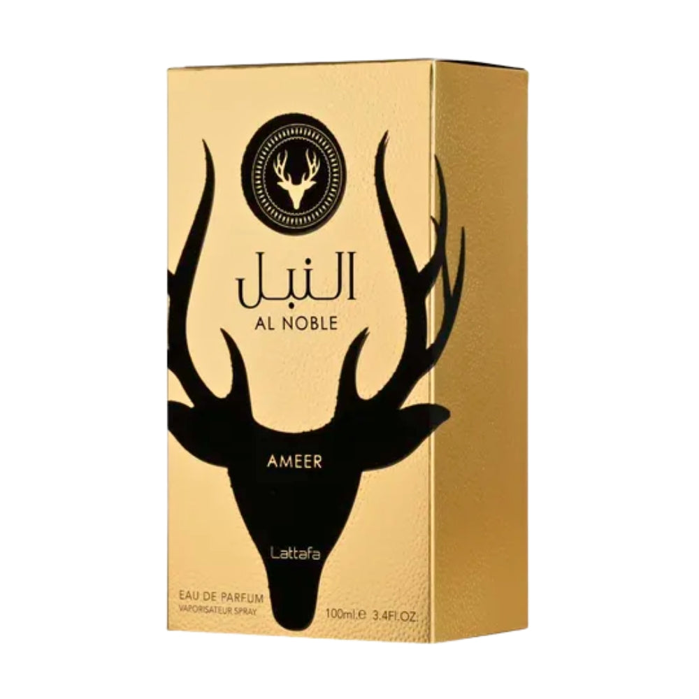 Perfume Al Noble Ameer EDP Original  Lattafa 100ML Unisex Obsequio Atomizador