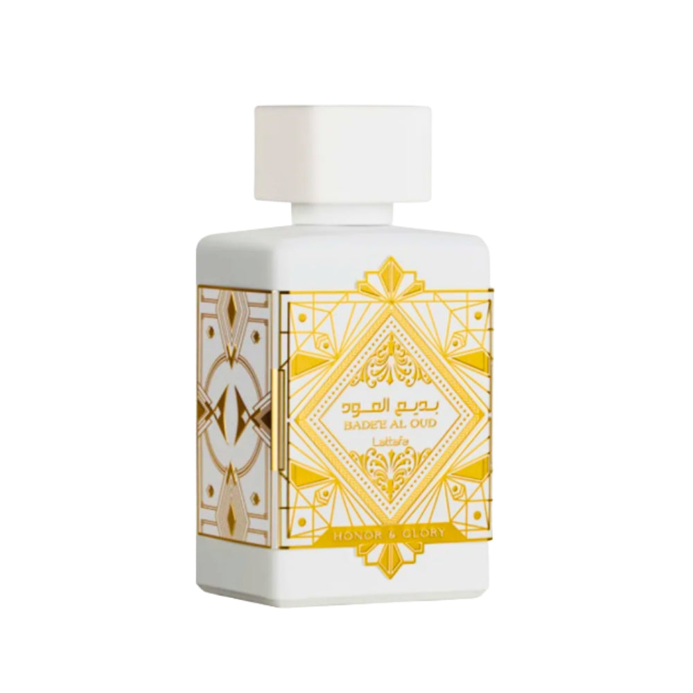 Perfume Badee Al Oud Honor & Glory Lattafa Original 100ml Unisex Obsequio Atomizador
