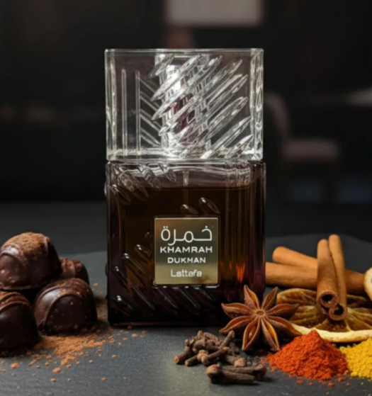 Perfume Khamrah Dukhan Lattafa 100ML Para Hombre Calidad Premium