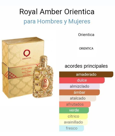 Perfume Orientica Royal Amber Original EDP 80ml Unisex Obsequio Atomizador