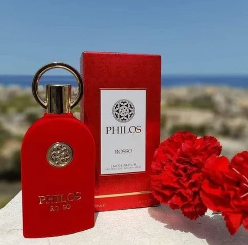 Perfume AlHambra Philos Rosso Original 100ml Edp Unisex Obsequio Atomizador