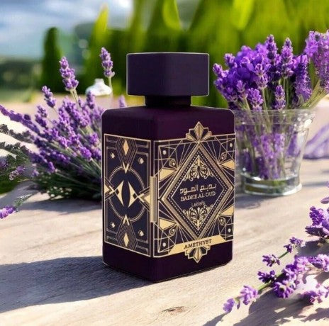 Perfume Badee Al Oud Amethyst Original 100ml Unisex Obsequio Atomizador