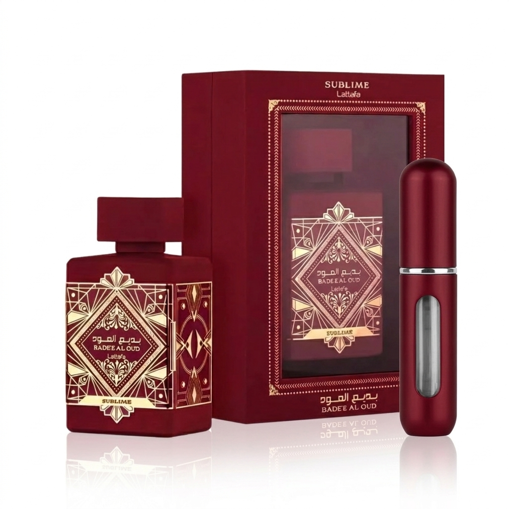 Perfume Lataffa Badee Al Oud Sublime Original 100ml Unisex Obsequio Atomizador