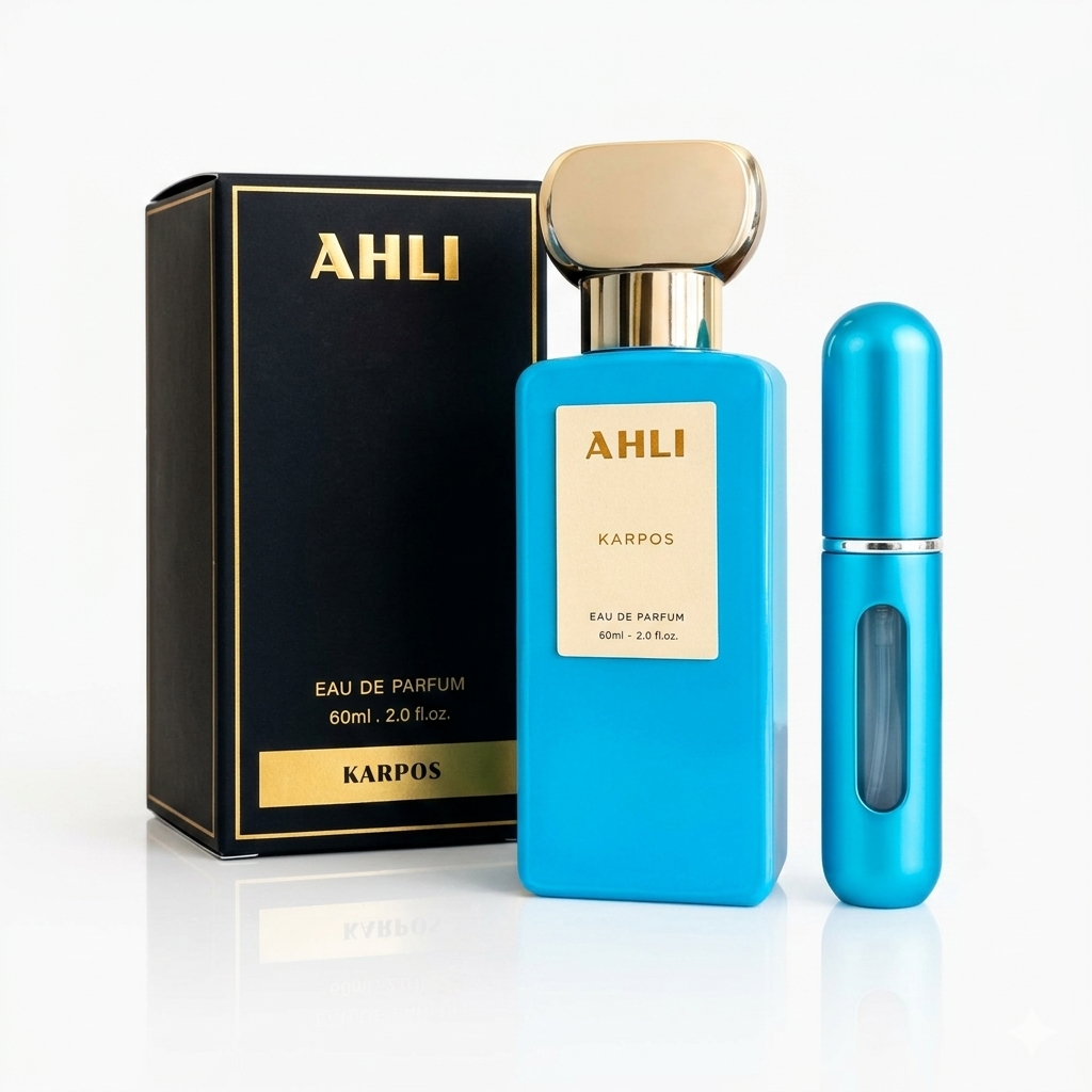 Perfume Ahli Karpos Original 60ml EDP Unisex Obsequio Atomizador