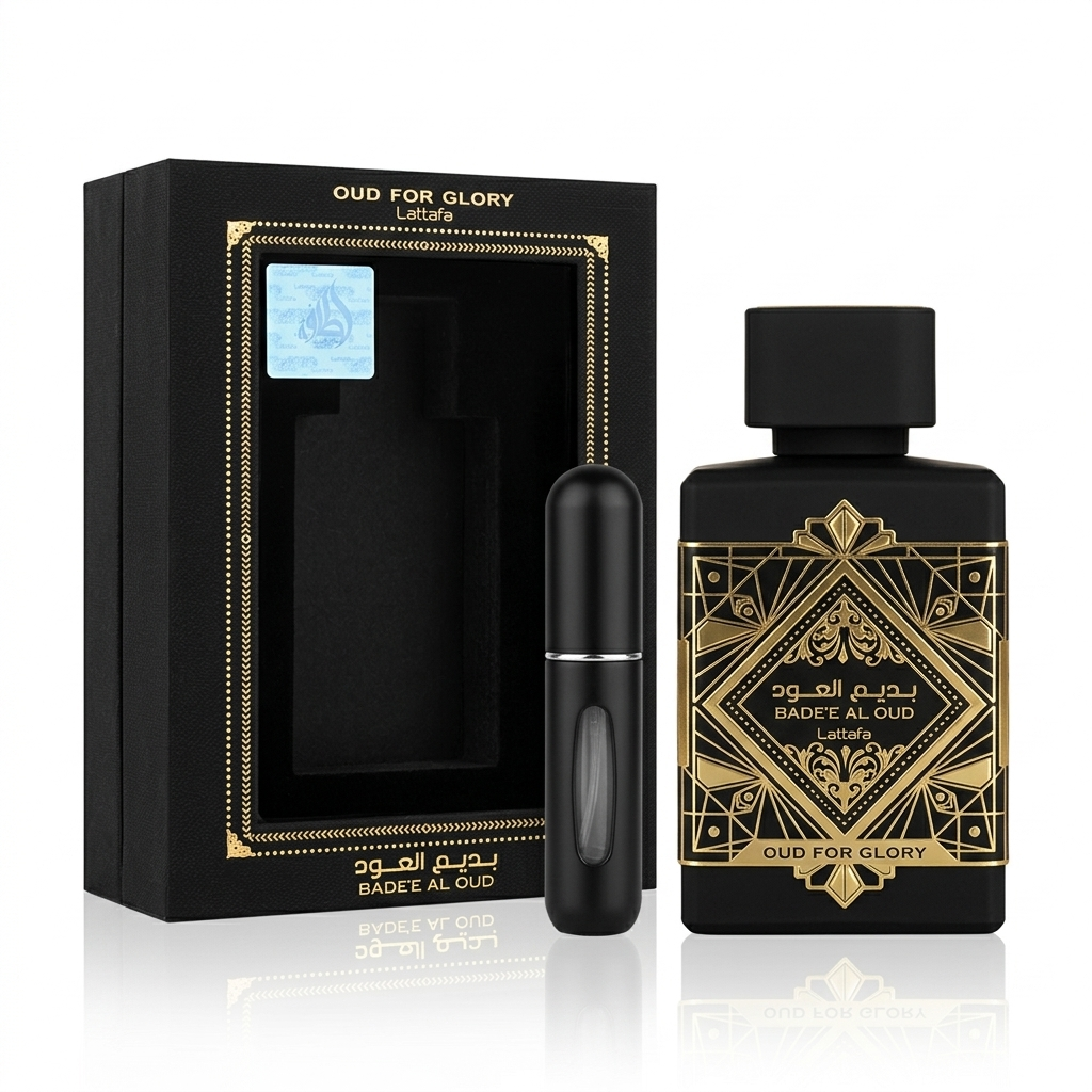 Perfume Lataffa Oud For Glory  Original 100ml Para Hombre Obsequio Atomizador